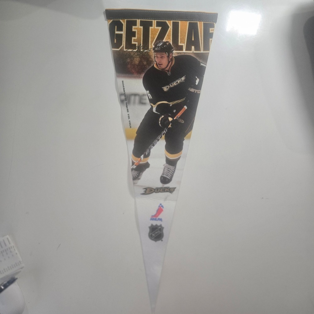 WinCraft Anaheim Ducks Ryan Getzlaf NHL Hockey Player Pennant Flag Design #062